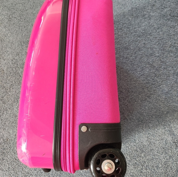 So So Happy Taco Pink Monster Roller Suitcase - Picture 5 of 9